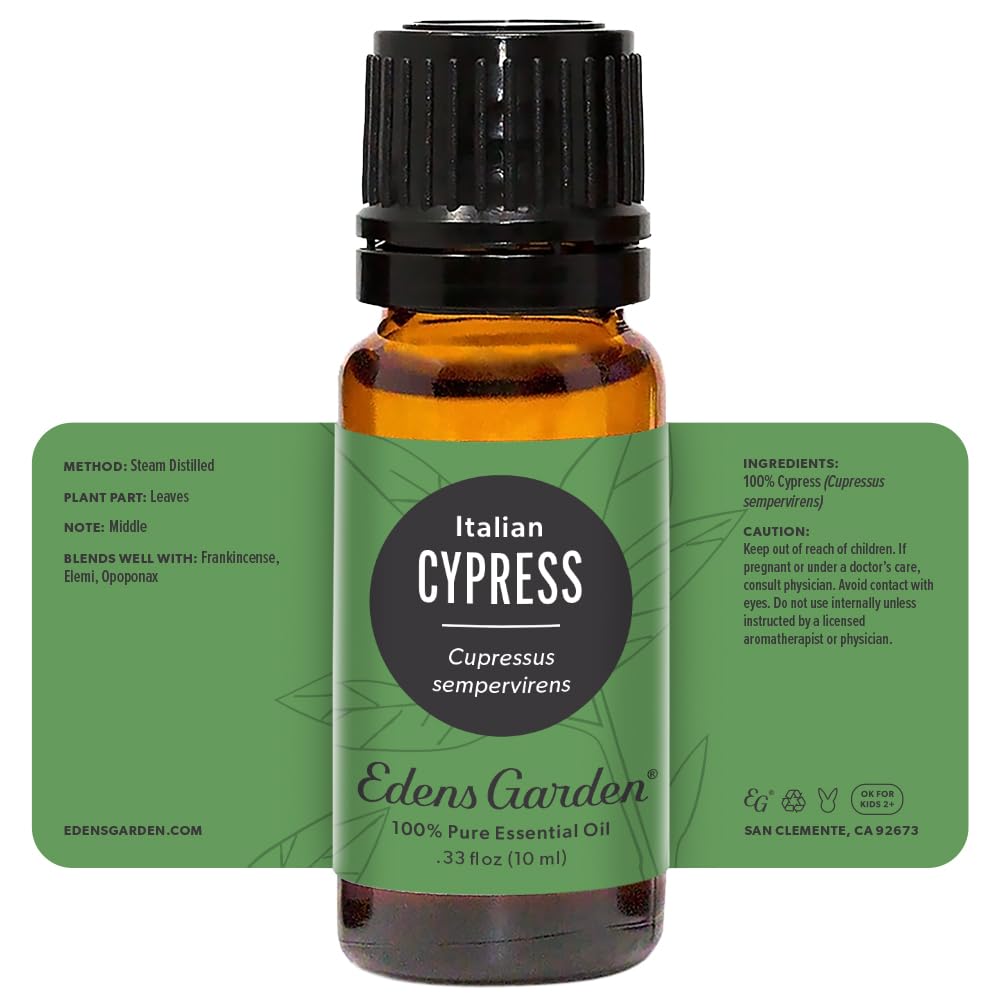 Edens Garden Cypress Italian essential oil massage use when diluted.
