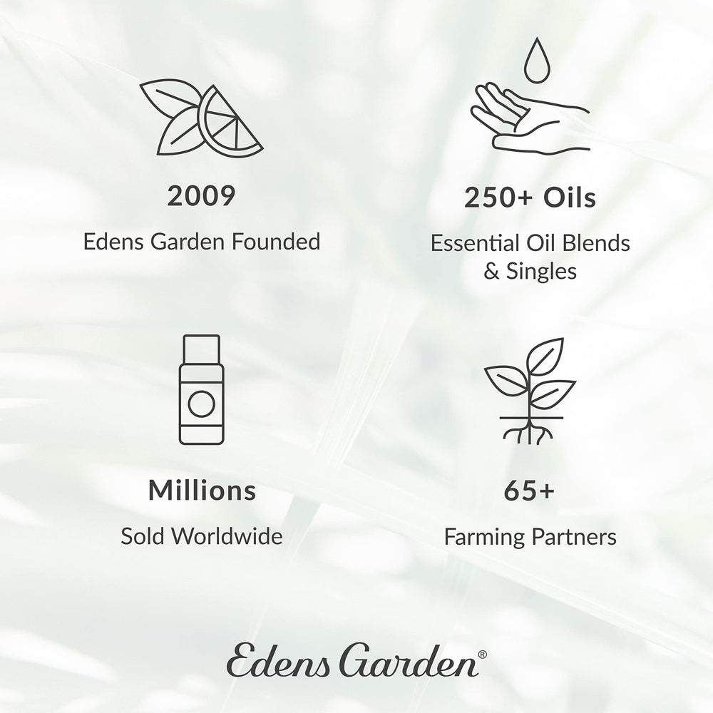 Edens Garden De-Stress 6-Set diffuser scene creates a calming ambiance.