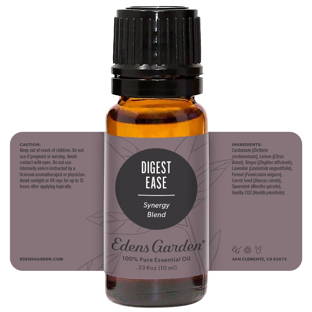 Edens Garden Digest Ease drops-closeup reveals pure oil quality and color.