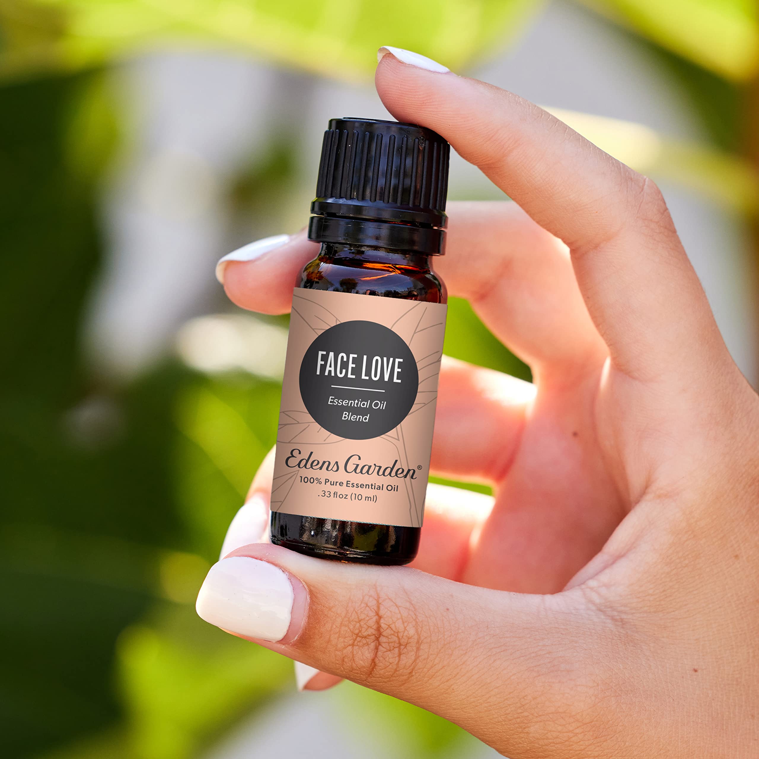 Face Love rose blossom close-up for a luxurious scent during skincare
