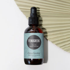 Edens Garden Fenugreek Carrier Oil pour, easy to apply on skin and hair
