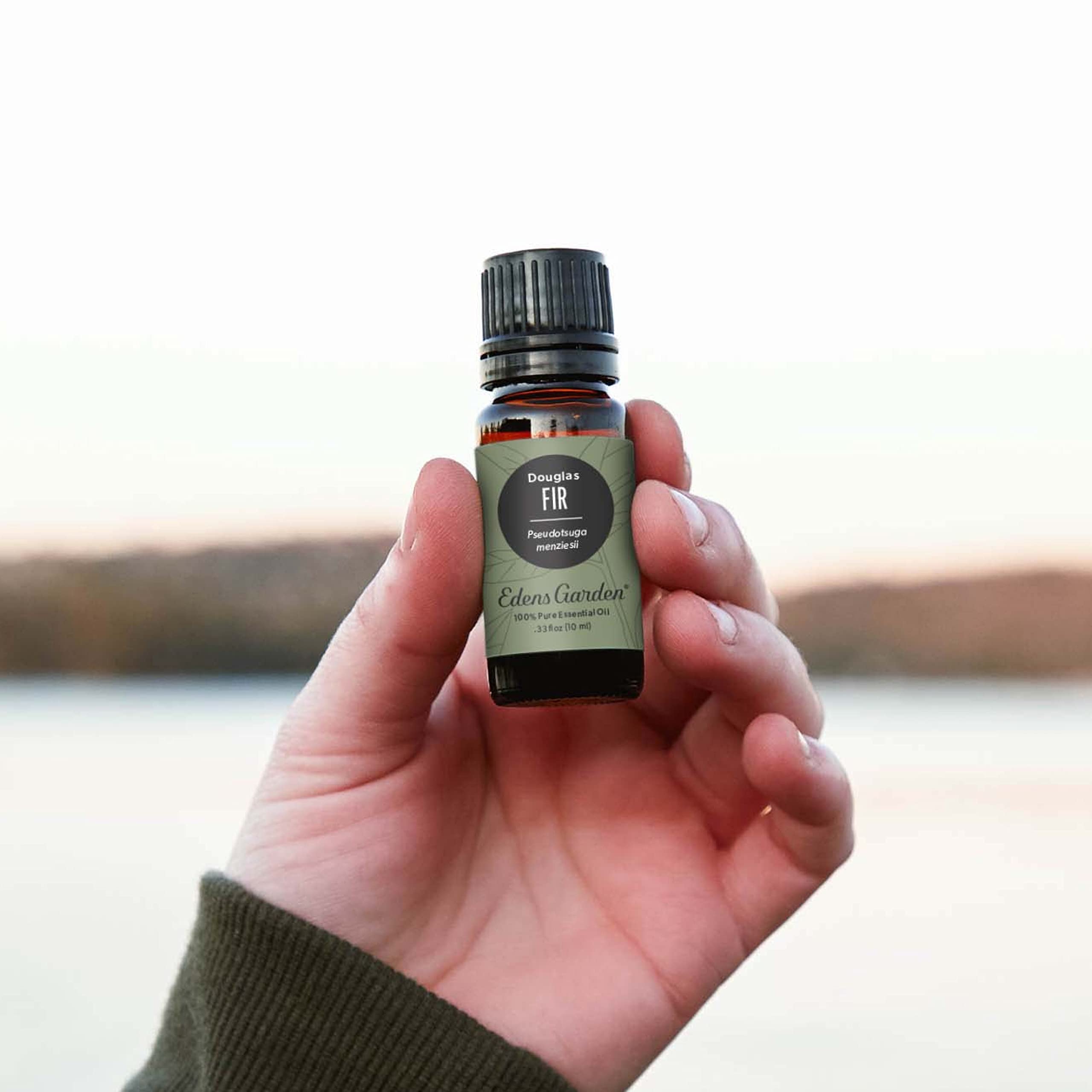Edens Garden Fir-Douglas oil dropper enabling easy topical use and aroma