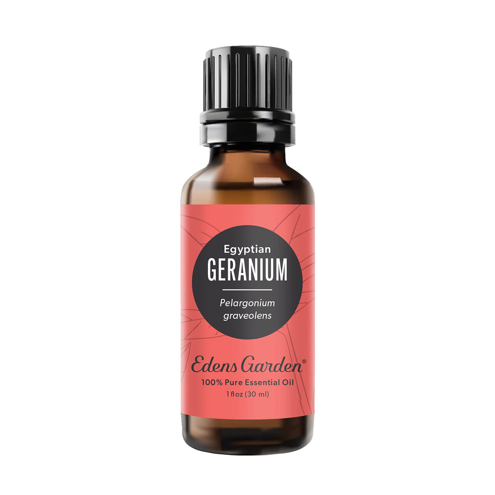 Edens Garden Geranium Egyptian bottle ideal for aromatherapy and skin balance when diluted.
