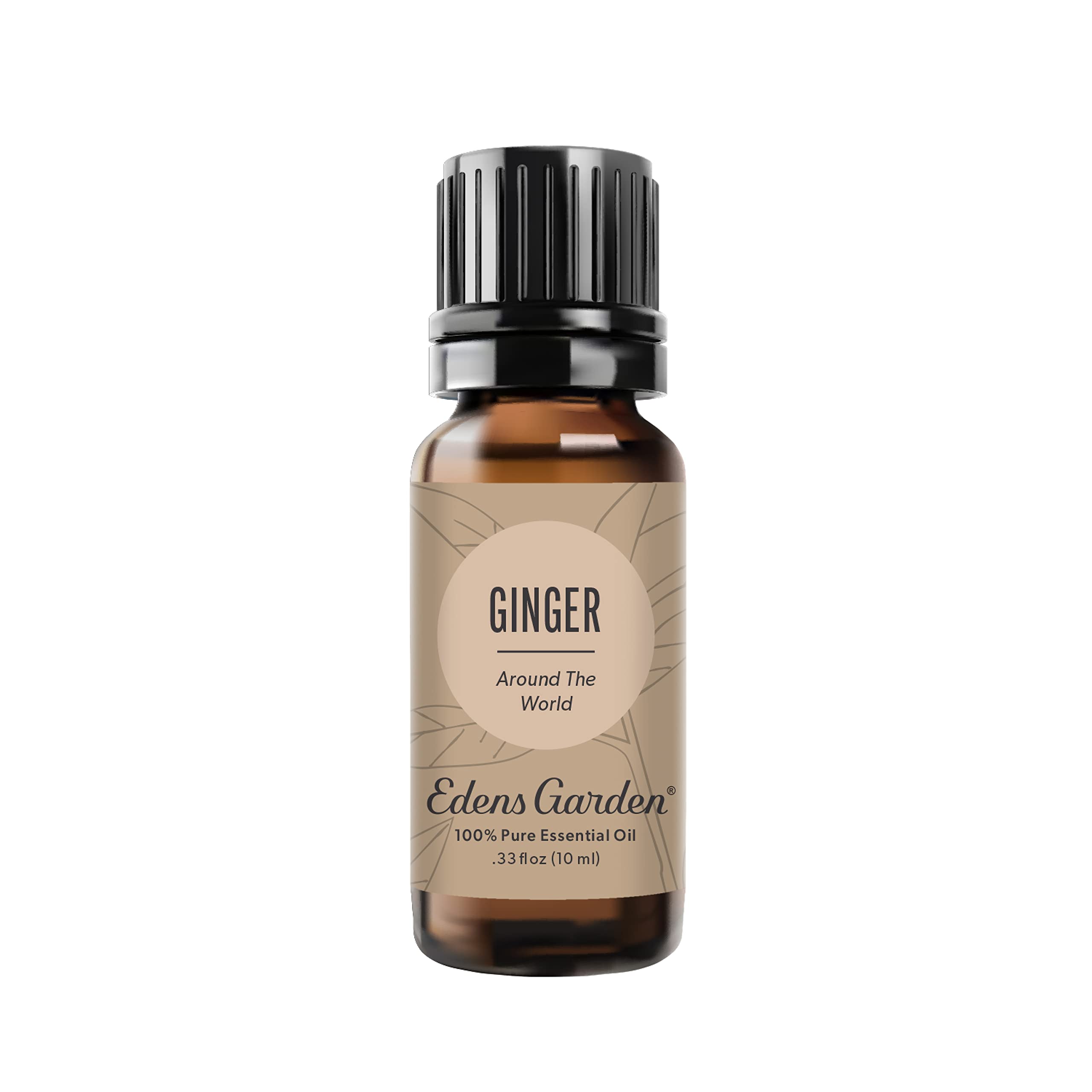 Edens Garden Ginger Around The World bottle for pure essential oil diffusion.