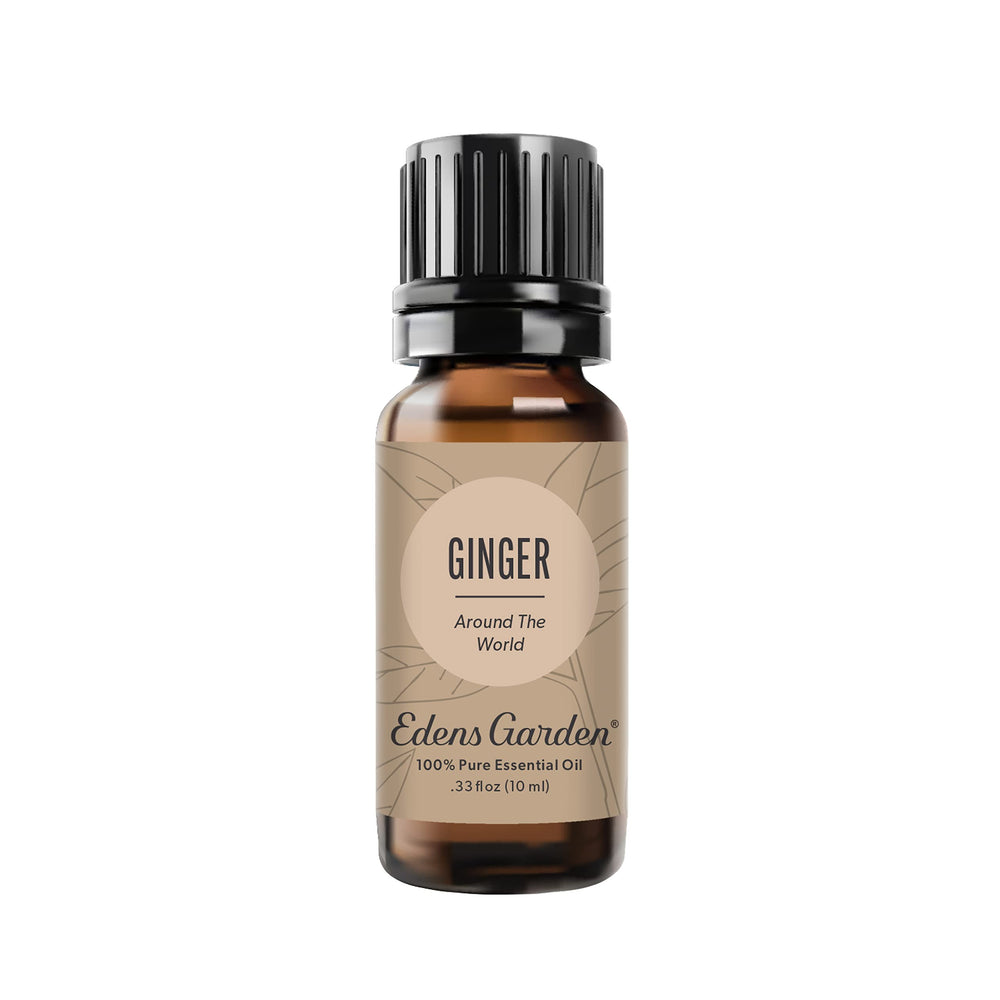 Edens Garden Ginger Around The World bottle for pure essential oil diffusion.