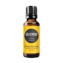 Edens Garden Goldenrod essential oil bottle for uplifting diffused aroma.