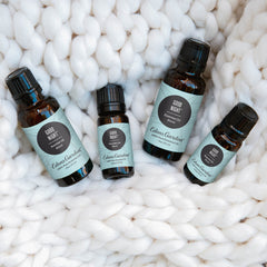 Good Night diffuser mist in a calm bedroom setting