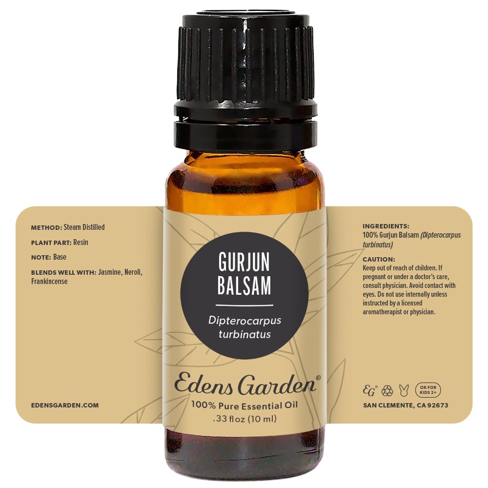 Edens Garden Gurjun Balsam packaging and label details