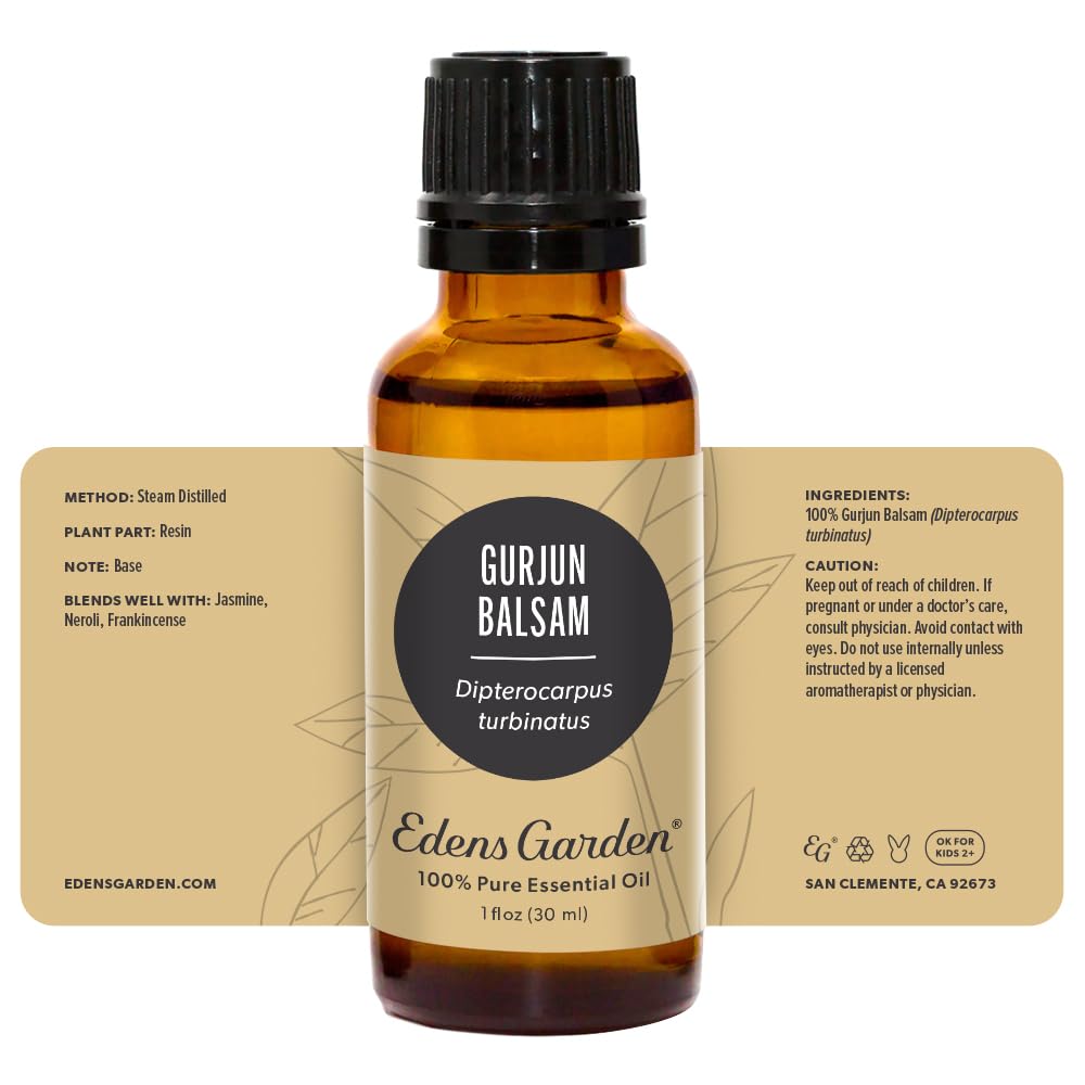 Edens Garden Gurjun Balsam self-care scene for evening ritual.