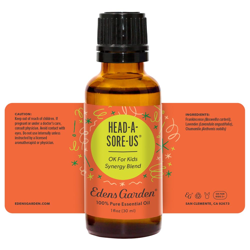 Edens Garden Head-A-Sore-Us daily self-care routine invites wellbeing moments.
