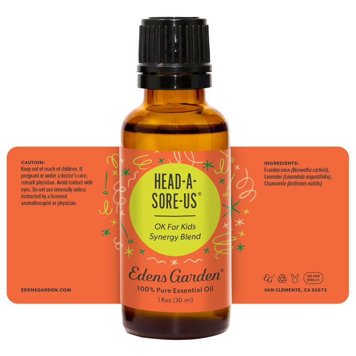 Edens Garden Head-A-Sore-Us daily self-care routine invites wellbeing moments.