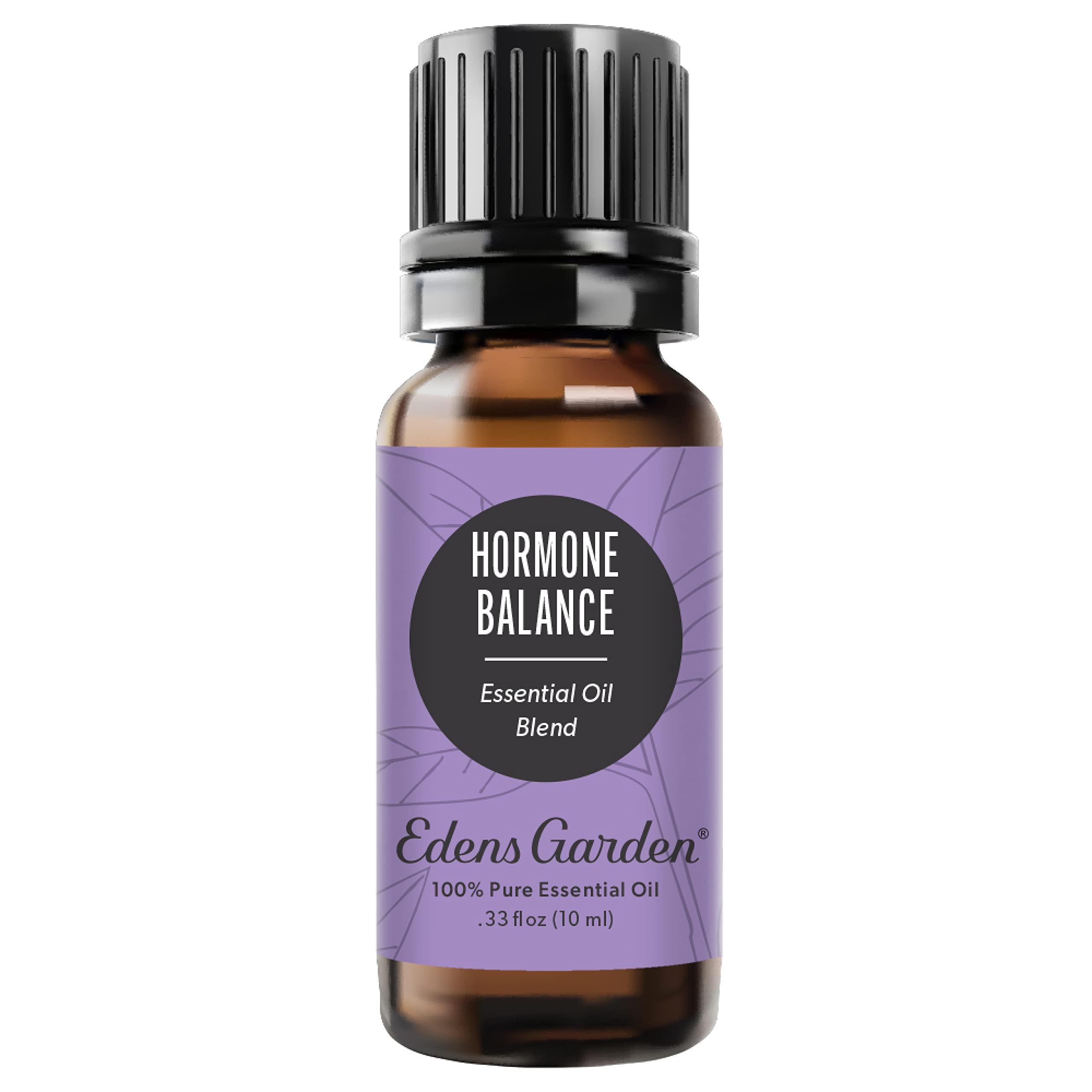 Edens Garden Hormone Balance bottle pour, showcasing premium essential oil for diffusion