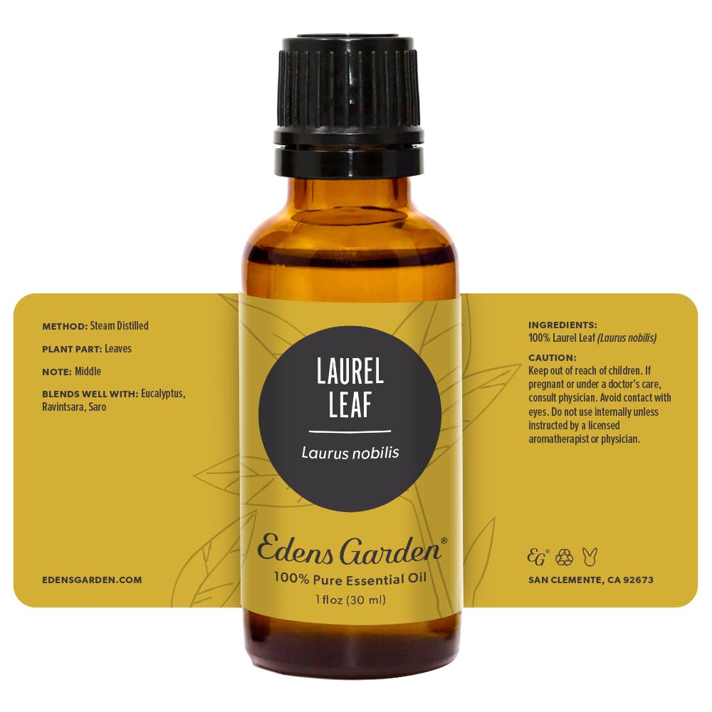 Edens Garden Laurel Leaf oil used in skin care blends.