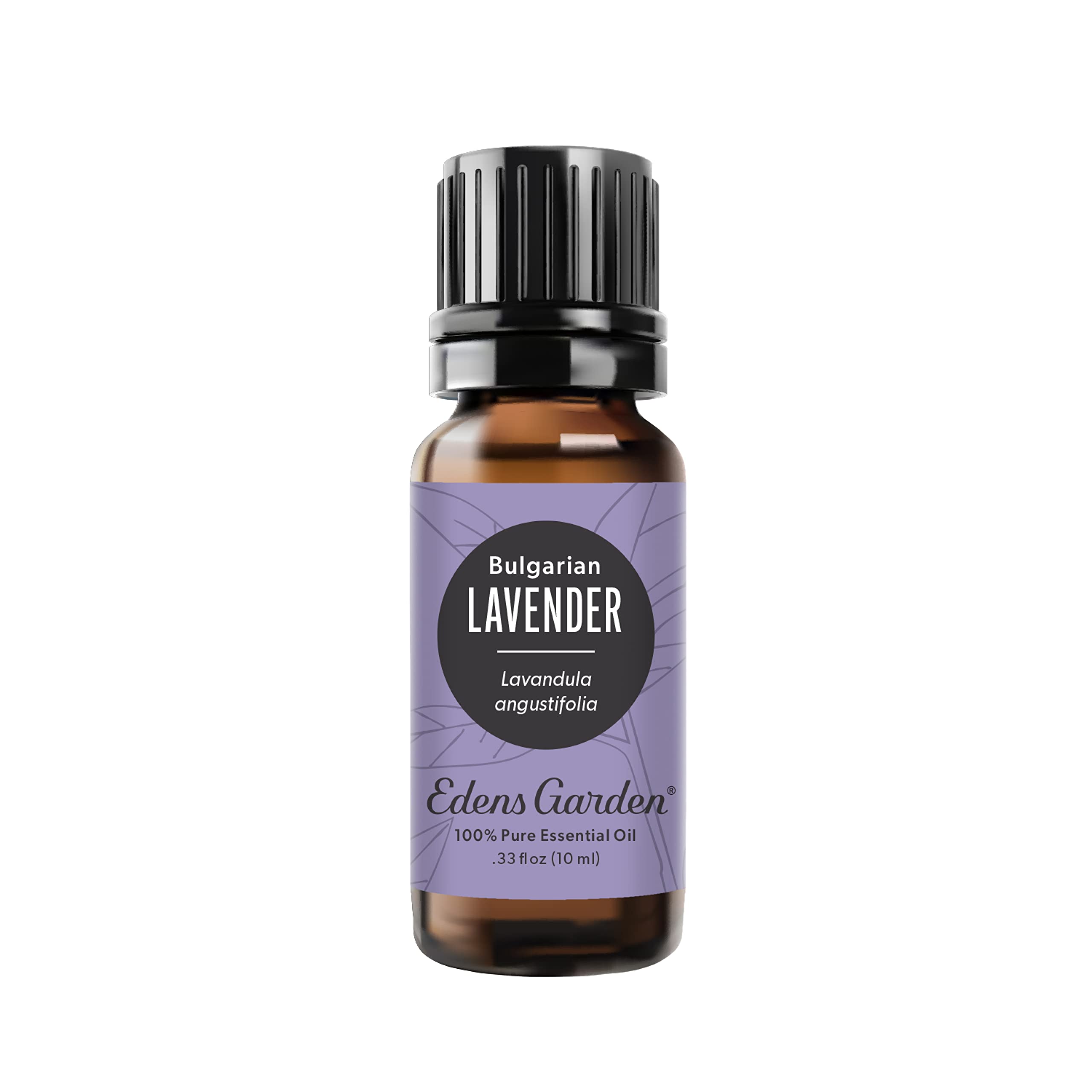 Edens Garden Lavanda búlgara, frasco de 10 ml, aroma calmante para relajación.