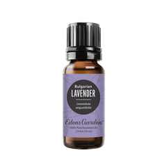 Edens Garden Lavanda búlgara, frasco de 10 ml, aroma calmante para relajación.