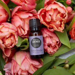 Edens Garden Lavender Bulgarian dropper-cap image highlights easy essential oil dispensing.