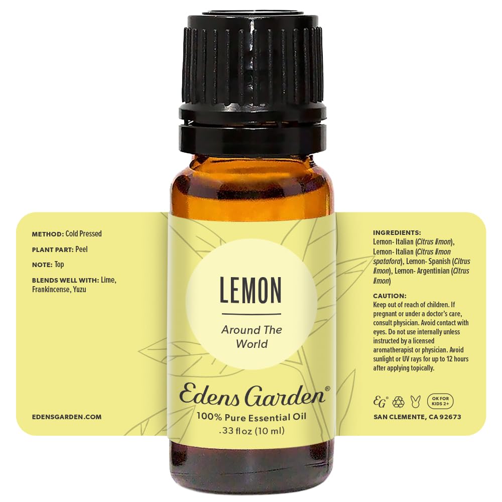 Edens Garden Lemon Around The World aromatherapy guidance from licensed professionals
