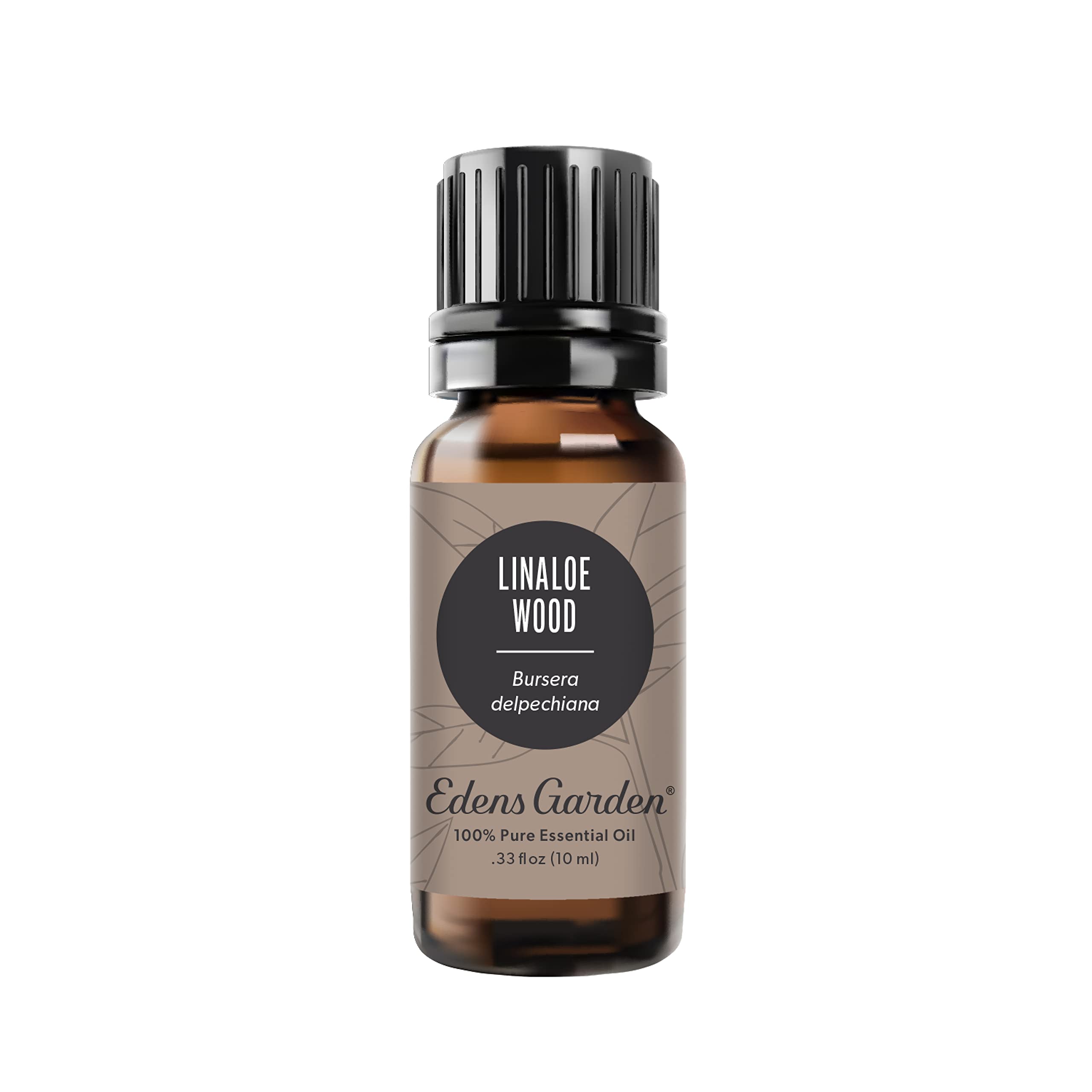 Edens Garden Linaloe Wood oil bottle ready for diffusion and topical use.