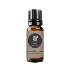 Edens Garden Linaloe Wood oil bottle ready for diffusion and topical use.