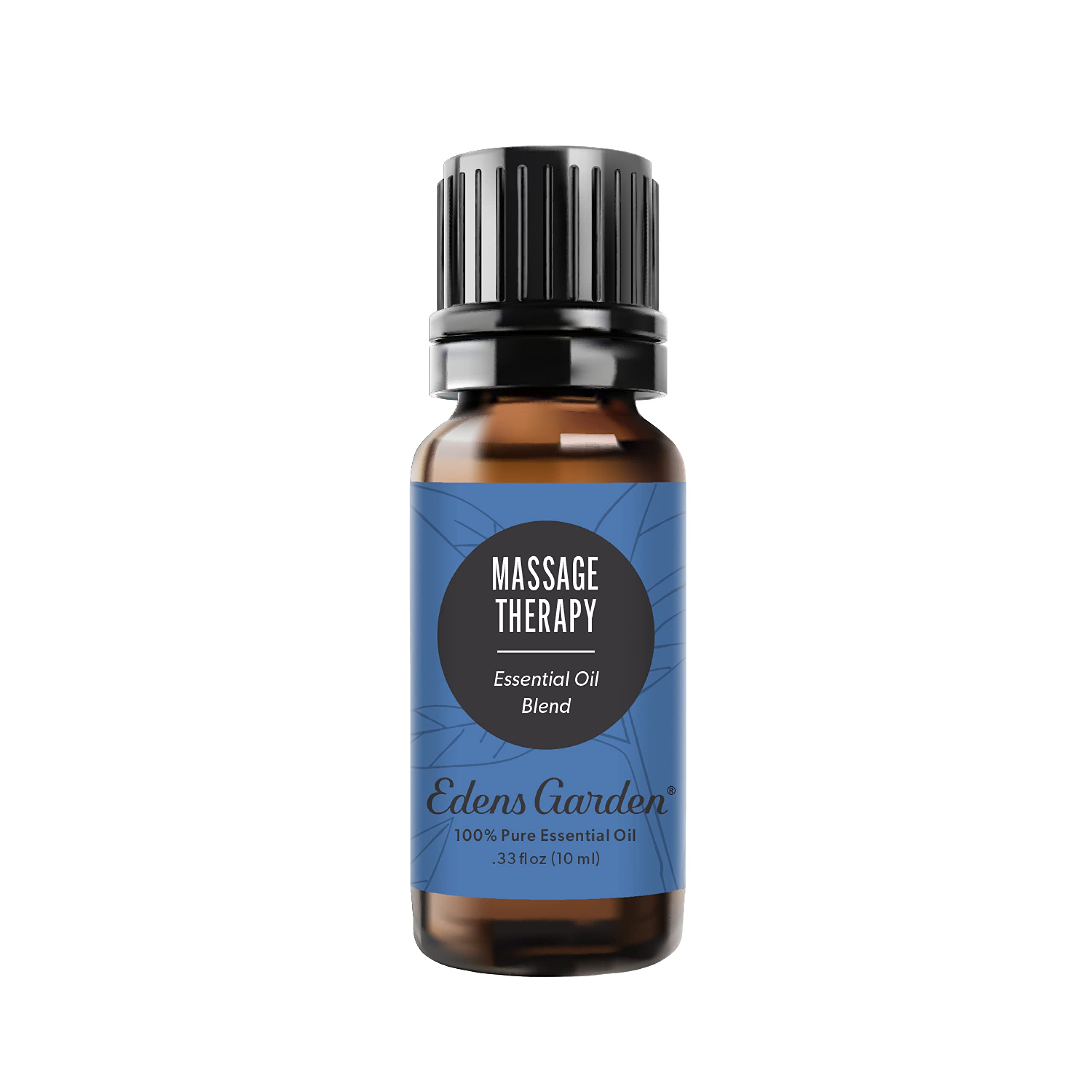 Edens Garden Massage Therapy blend bottle ready for diffusion and aroma enhancement.