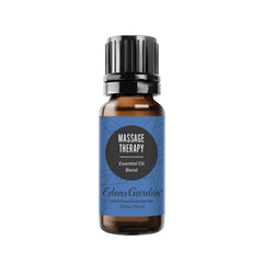 Edens Garden Massage Therapy blend bottle ready for diffusion and aroma enhancement.