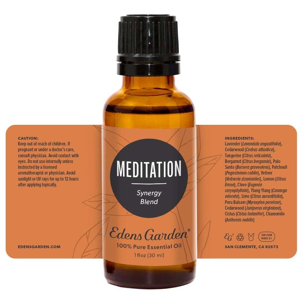 Edens Garden Meditation blend ideal for candles or humidifiers