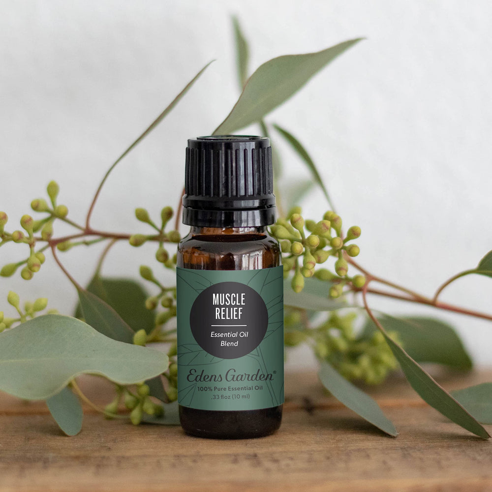 Edens Garden Muscle Relief diffuser scene delivering a refreshing room aroma
