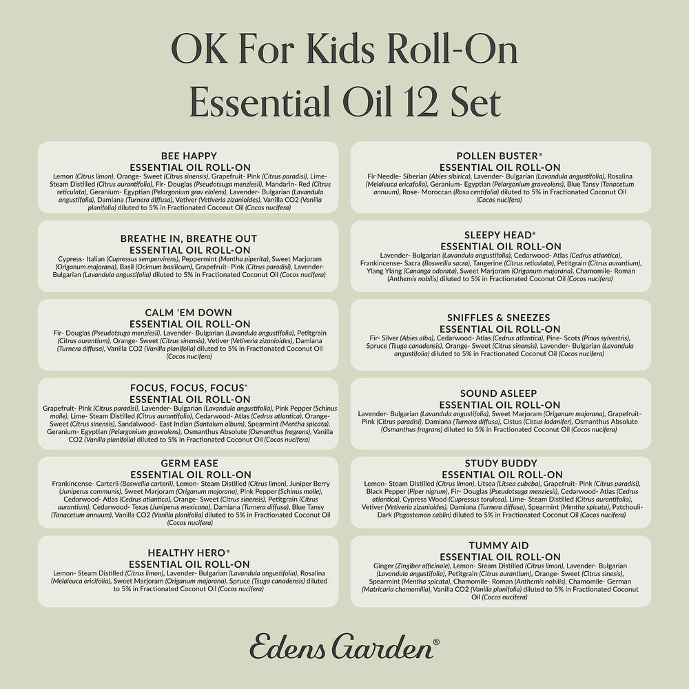 Roll-ons lined up for convenient on-the-go use