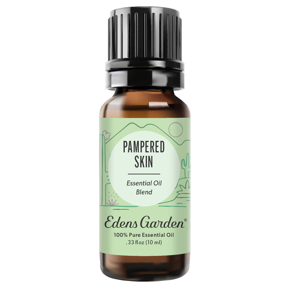 Edens Garden Pampered Skin bottle for diffusion and skincare