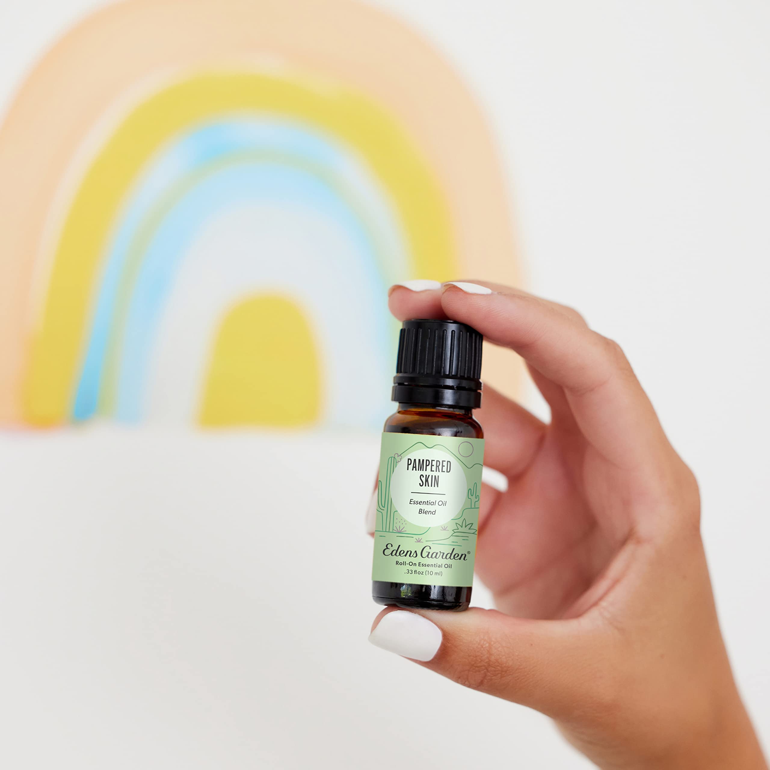 Edens Garden Pampered Skin diffuser scene suggesting gentle aroma for tranquil spaces.