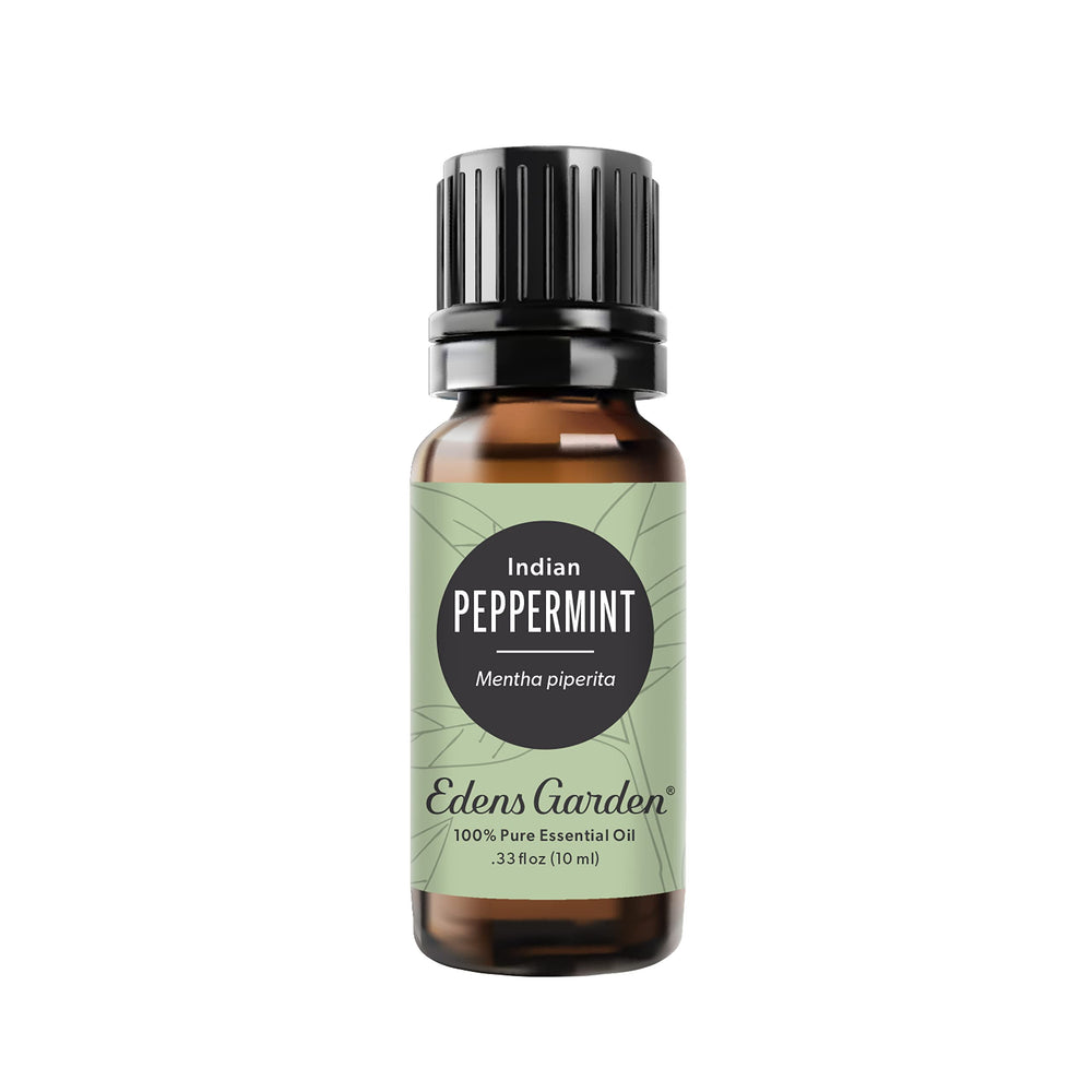 Edens Garden Peppermint essential oil bottle for diffusion and aroma