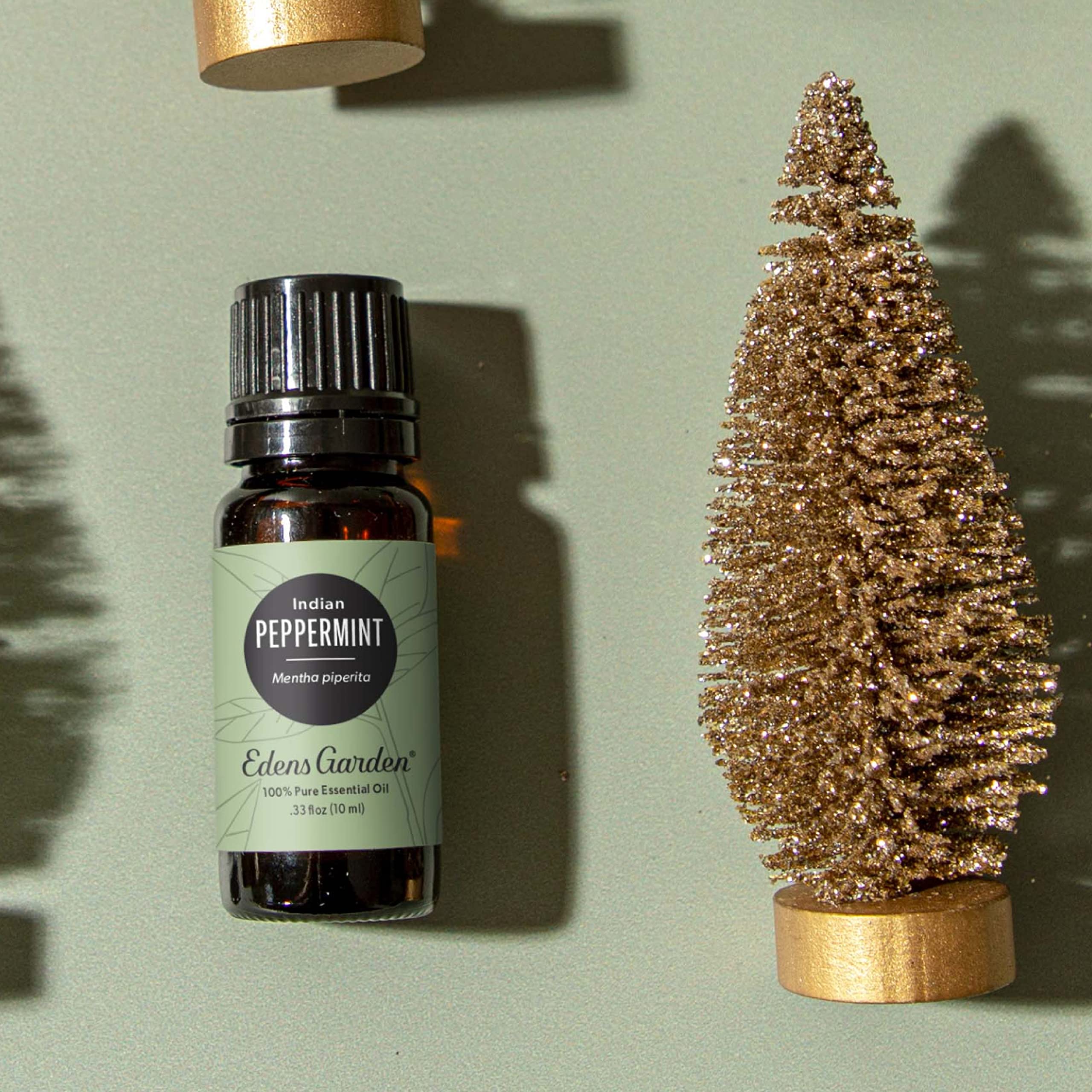 Edens Garden peppermint diffuser scene highlights minty aroma and ambiance