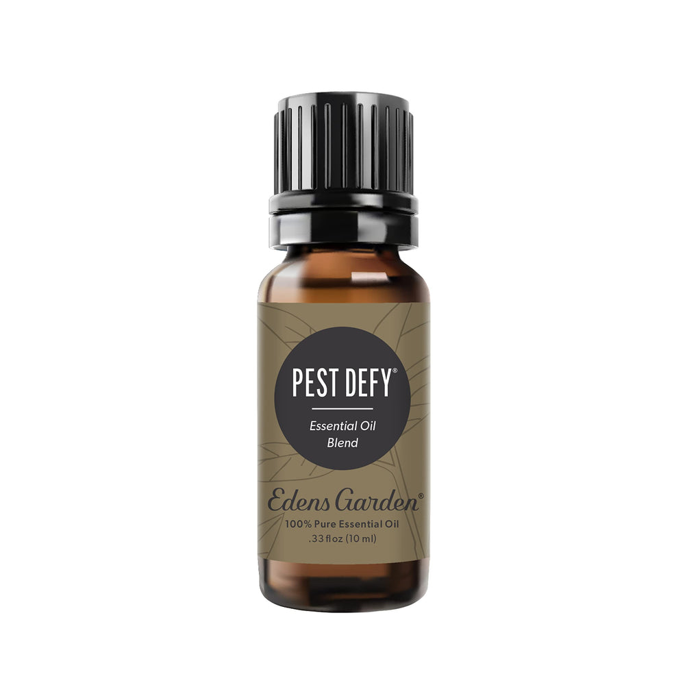 Edens Garden Pest Defy bottle front for natural aromatherapy