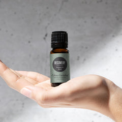 Edens Garden Recovery diffuser releasing calming woodsy notes.