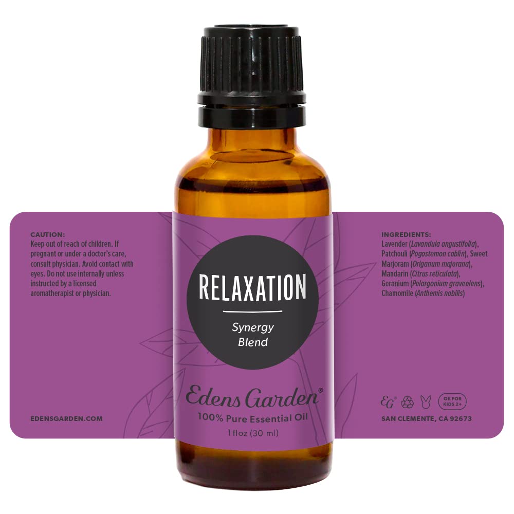 Edens Garden Relaxation bedroom ambiance with calming fragrance.