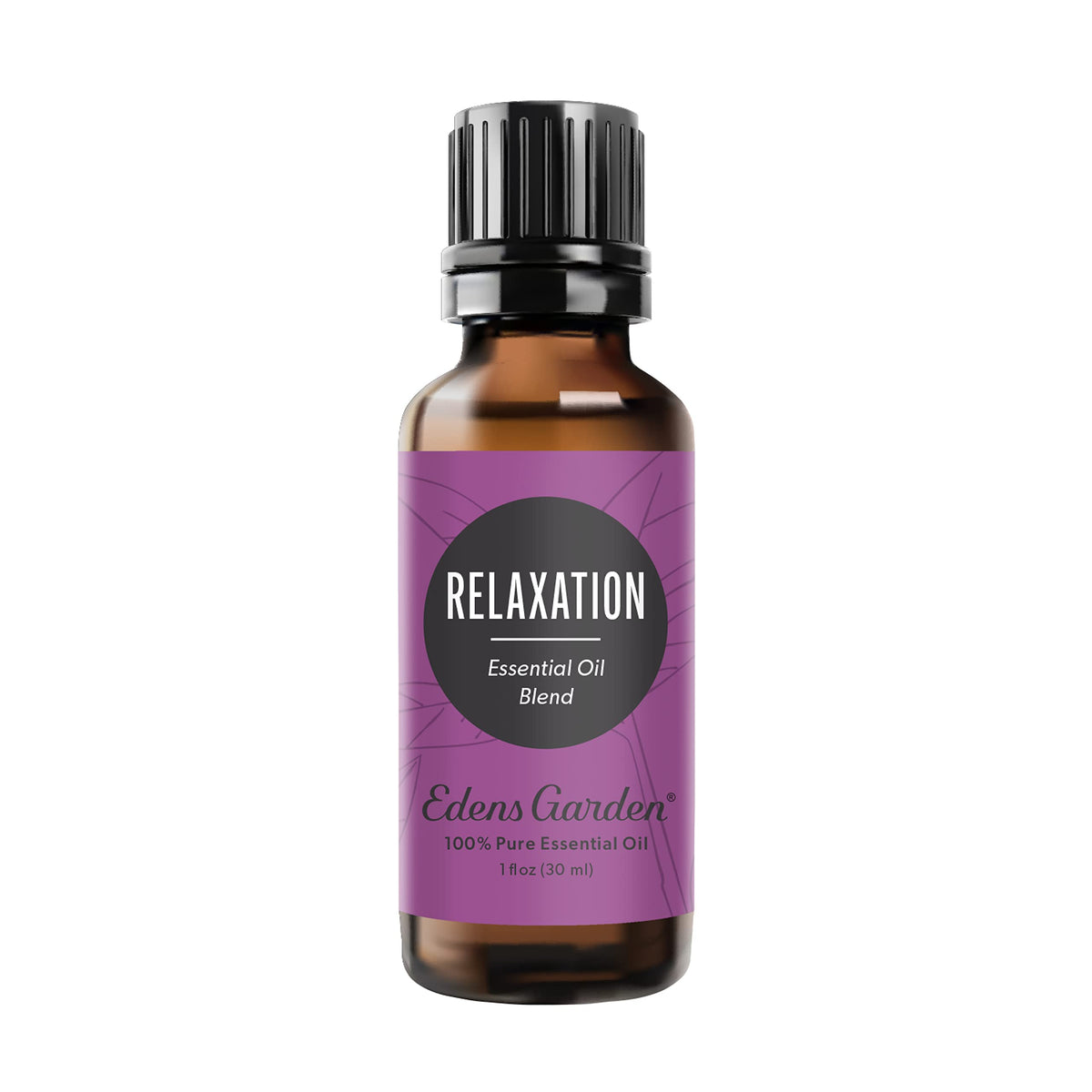 Edens Garden Relaxation oil bottle pour creates a calm, cozy ambience.