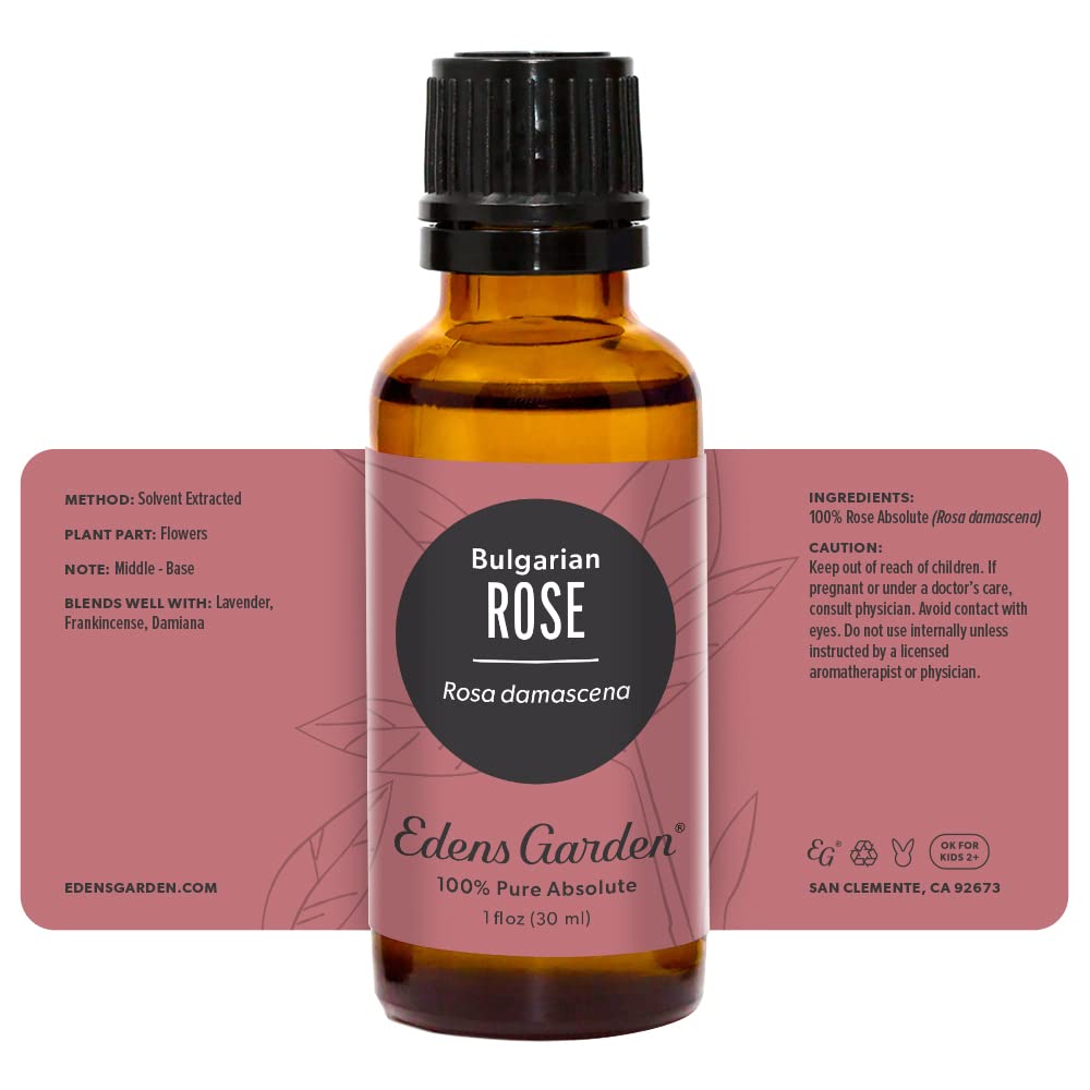 Edens Garden GC-MS report demonstrates transparency and quality for Rose Bulgarian Absolute.