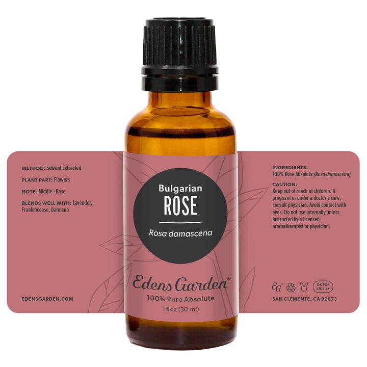 Edens Garden GC-MS report demonstrates transparency and quality for Rose Bulgarian Absolute.