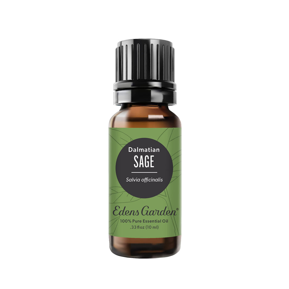 Edens Garden Sage-Dalmatian oil bottle ready for diffusion and meditation