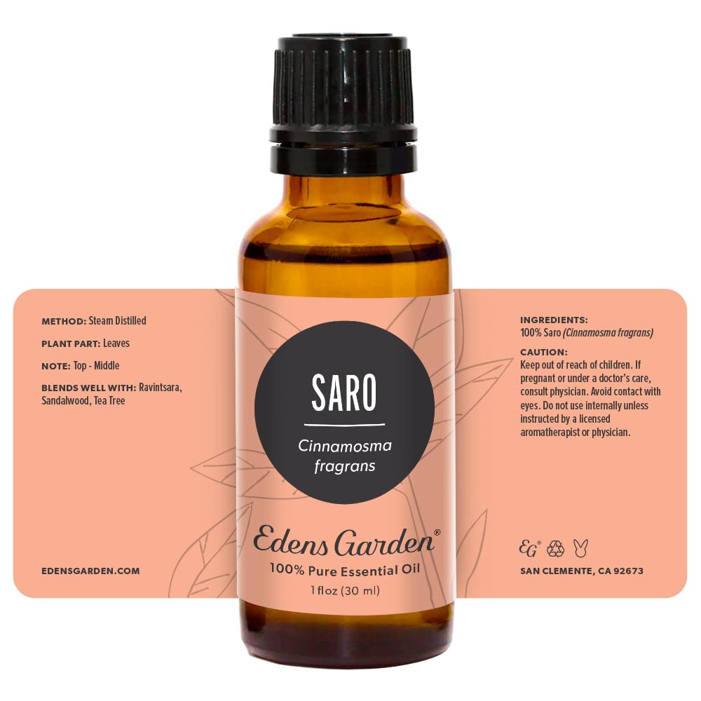 Edens Garden Saro gift-pack packaging, ready for aromatherapy lovers