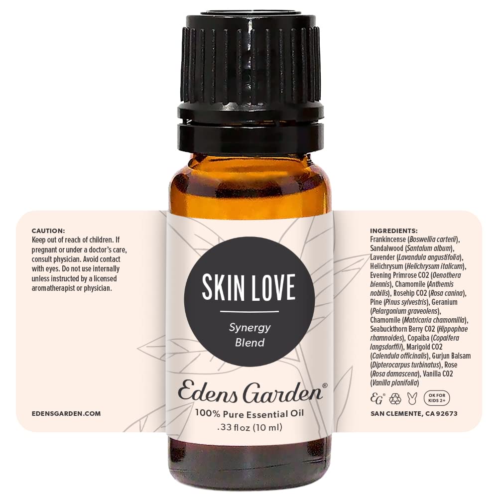 Edens Garden Skin Love Vanilla CO2 hint, sweet warmth enhances relaxing diffusion.