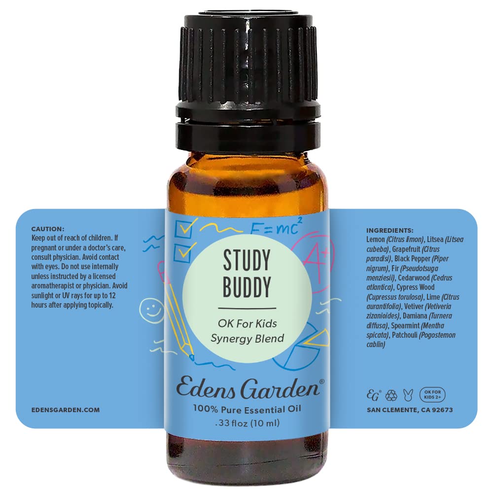 Edens Garden Study Buddy aromatherapy ritual for daily focus and balance.