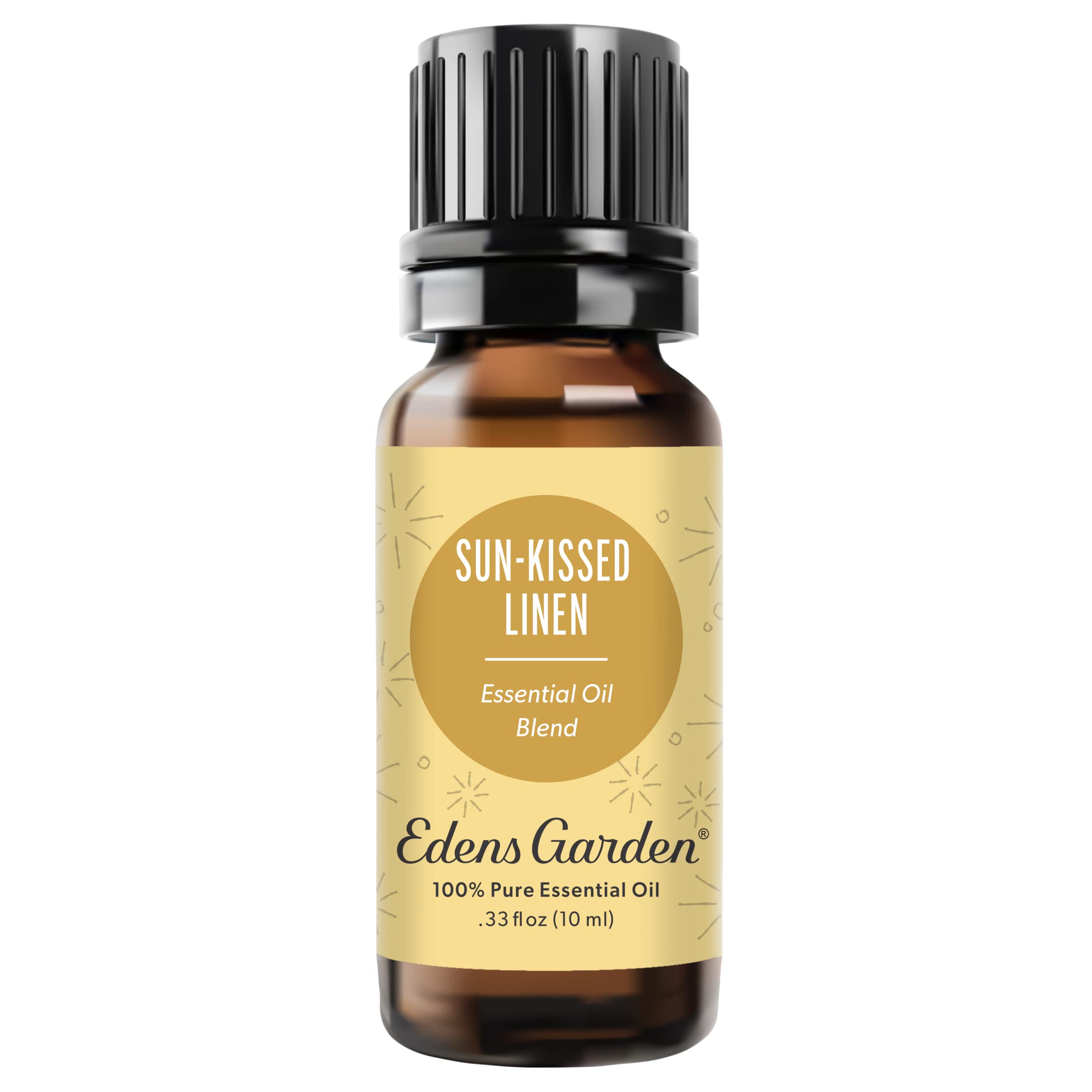 Edens Garden Sun-Kissed Linen bottle ready for diffusion with a fresh summer scent.