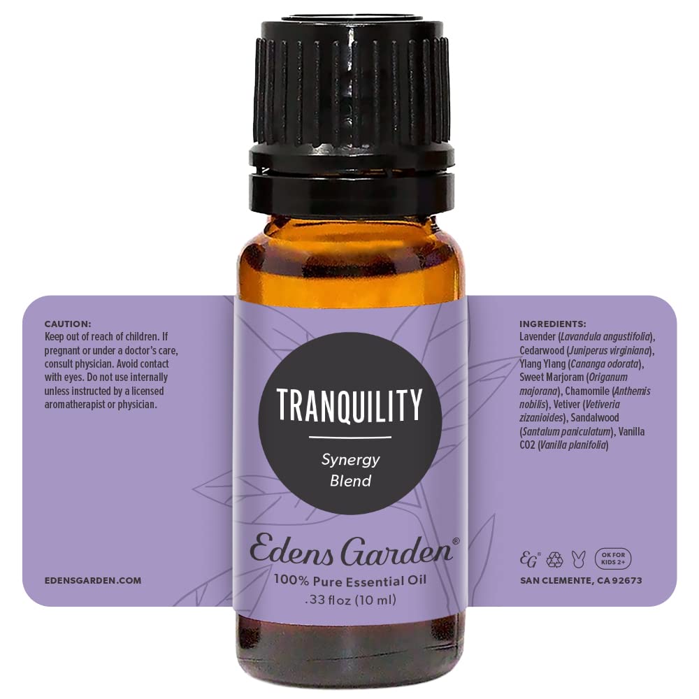 Aromatherapy scene featuring Edens Garden Tranquility in a calming setup