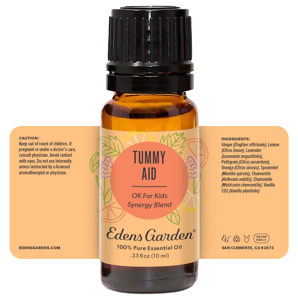 Edens Garden Tummy Aid aroma with spearmint and ginger notes.