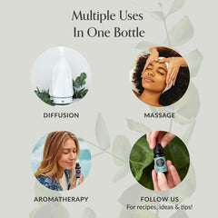 Edens Garden Vetiver bottle with hands applying to pulse points