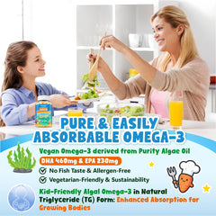 Edmmyliy algae-based DHA/EPA source showcases plant-based omega-3 for growing minds and focus.