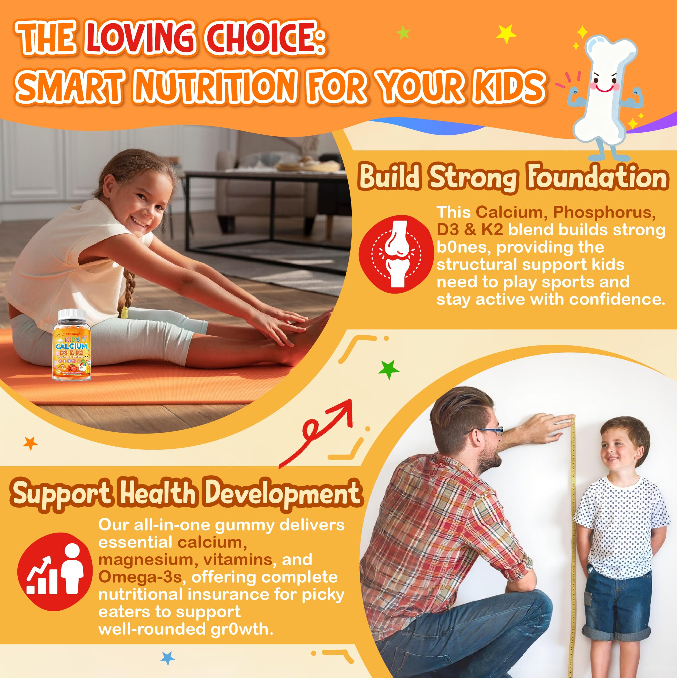 Edmmyliy gummies feature vegan formula for dairy-free diets.