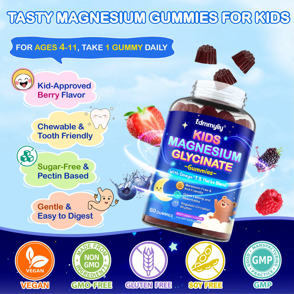 Edmmyliy Gummy texture close-up emphasizes chewable form.