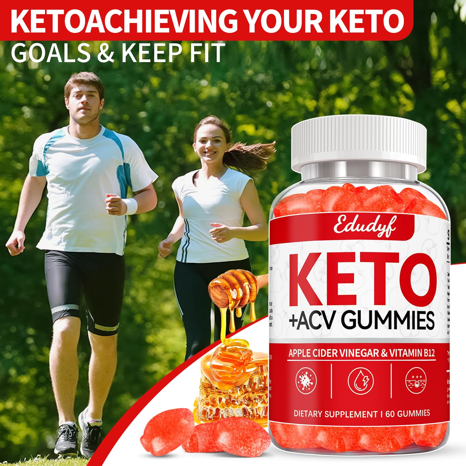 EDUDYF Keto ACV Gummies on-the-go pack suggests convenient daily use anywhere.